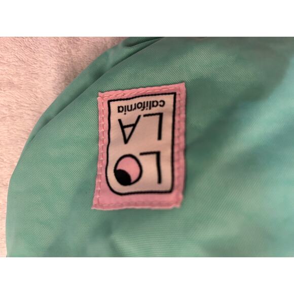 NEW LOLA CALIFORNIA Mondo spearmint green L nylon belt bag fanny pack travel NWT - Picture 7 of 7